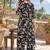 women floral printed kurta with palazzo
