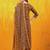 women ethnic motifs printed regular kurta with patiala & with dupatta
