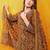 women ethnic motifs printed regular kurta with patiala & with dupatta