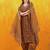 women ethnic motifs printed regular kurta with patiala & with dupatta