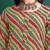 women leheriya printed kurta with trousers & with dupatta