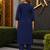 women ethnic motifs embroidered regular thread work kurta with trousers