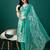 women floral printed regular  cotton kurta with trousers & with dupatta