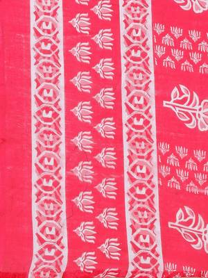 floral printed thread workkurta with trousers & dupatta 3