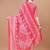 floral printed thread workkurta with trousers & dupatta