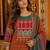 women ethnic motifs printed regular  cotton kurta with trousers & with dupatta