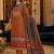 women ethnic motifs printed regular  cotton kurta with trousers & with dupatta