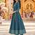 women ethnic motifs printed angrakha  cotton kurta & trousers & dupatta
