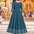 women ethnic motifs printed angrakha  cotton kurta & trousers & dupatta