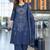 women ethnic motifs printed regular  cotton kurta with palazzos & with dupatta