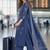 women ethnic motifs printed regular  cotton kurta with palazzos & with dupatta