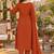 women floral embroidered regular thread work  cotton kurta with trousers & with dupatta