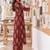 women ethnic motifs printed regular  cotton kurta with palazzos