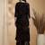 women floral printed regular sequinned a-line kurta with palazzos