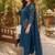 women ethnic motifs embroidered regular thread work  cotton kurta with trousers & with
