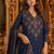 women ethnic motifs printed regular  cotton kurta with palazzos & with dupatta