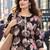 women floral printed regular kurta with trousers