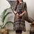 ethnic motifs printed straight kurta with palazzos & dupatta
