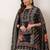 ethnic motifs printed straight kurta with palazzos & dupatta