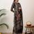 ethnic motifs printed straight kurta with palazzos & dupatta