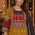 women ethnic motifs printed regular  cotton kurta with trousers & with dupatta
