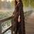 women ethnic motifs printed regular thread work  cotton kurta with trousers & with dupatta