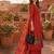 women ethnic motifs regular thread work  cotton kurta with palazzos & with dupatta