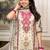 women ethnic motifs printed regular kurta with trousers & with dupatta