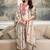 women ethnic motifs printed regular kurta with trousers & with dupatta