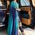 women ombre dyed regular thread work  silk kurta with trousers & with dupatta