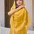 women ethnic motifs embroidered regular sequinned chanderi cotton kurta with trousers & with