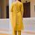 women ethnic motifs embroidered regular sequinned chanderi cotton kurta with trousers & with