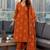 women ethnic  cotton kurta with trousers & with dupatta