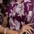 women floral printed pleated  cotton kurta with trousers & with dupatta