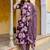 women floral printed pleated  cotton kurta with trousers & with dupatta
