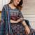 women ethnic motifs printed empire sequinned  cotton kurta with trousers & with dupatta