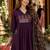 women ethnic motifs embroidered empire mirror work  cotton kurta with palazzos & with