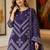 women ethnic motifs printed regular  cotton kurta with palazzos & with dupatta