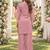 women ethnic motifs embroidered regular mirror work kurta with palazzos & with dupatta
