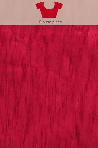 Maroon floral embroidered organza saree