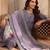 floral printed keyhole neck straight kurta with trousers & dupatta