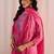 women ethnic motifs printed regular kurta with trousers & with dupatta