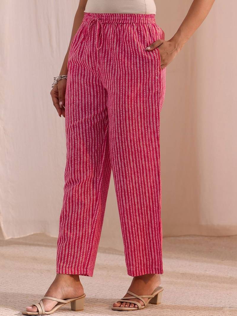 women ethnic motifs printed regular kurta with trousers & with dupatta