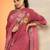 women floral embroidered regular thread work kurta with trousers & with dupatta