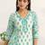 women floral printed regular cotton blend kurta with trousers & with dupatta