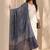 embroidered notch neck thread work straight kurta with trousers & dupatta
