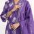 women floral printed regular cotton blend kurta with palazzos & with dupatta