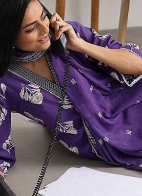 women floral printed regular cotton blend kurta with palazzos & with dupatta 5