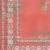 Red red & white floral embroidered organza saree