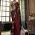 Maroon woven design zari satin banarasi saree